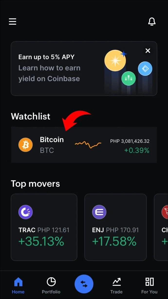Coinbase에서 거래 내역을 보는 방법