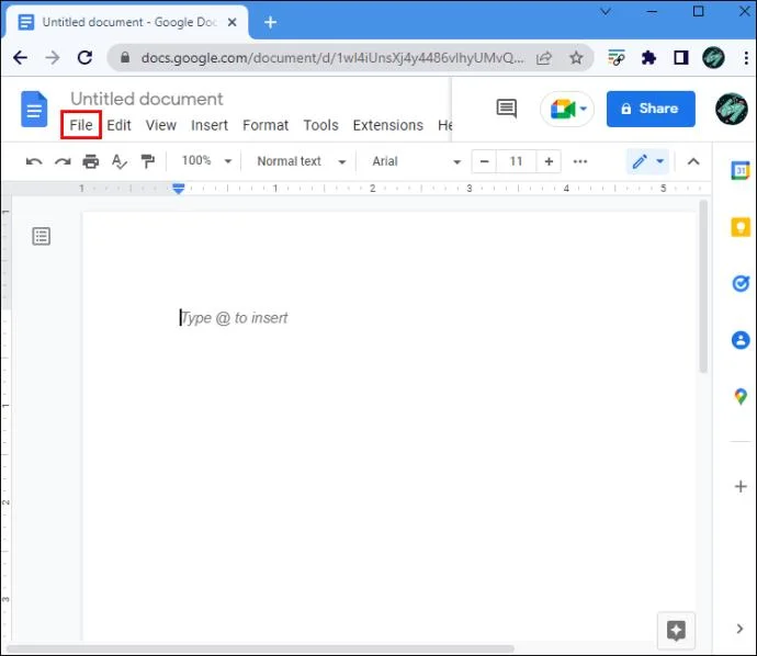 نحوه باز کردن یک فایل DOCX با Google Docs