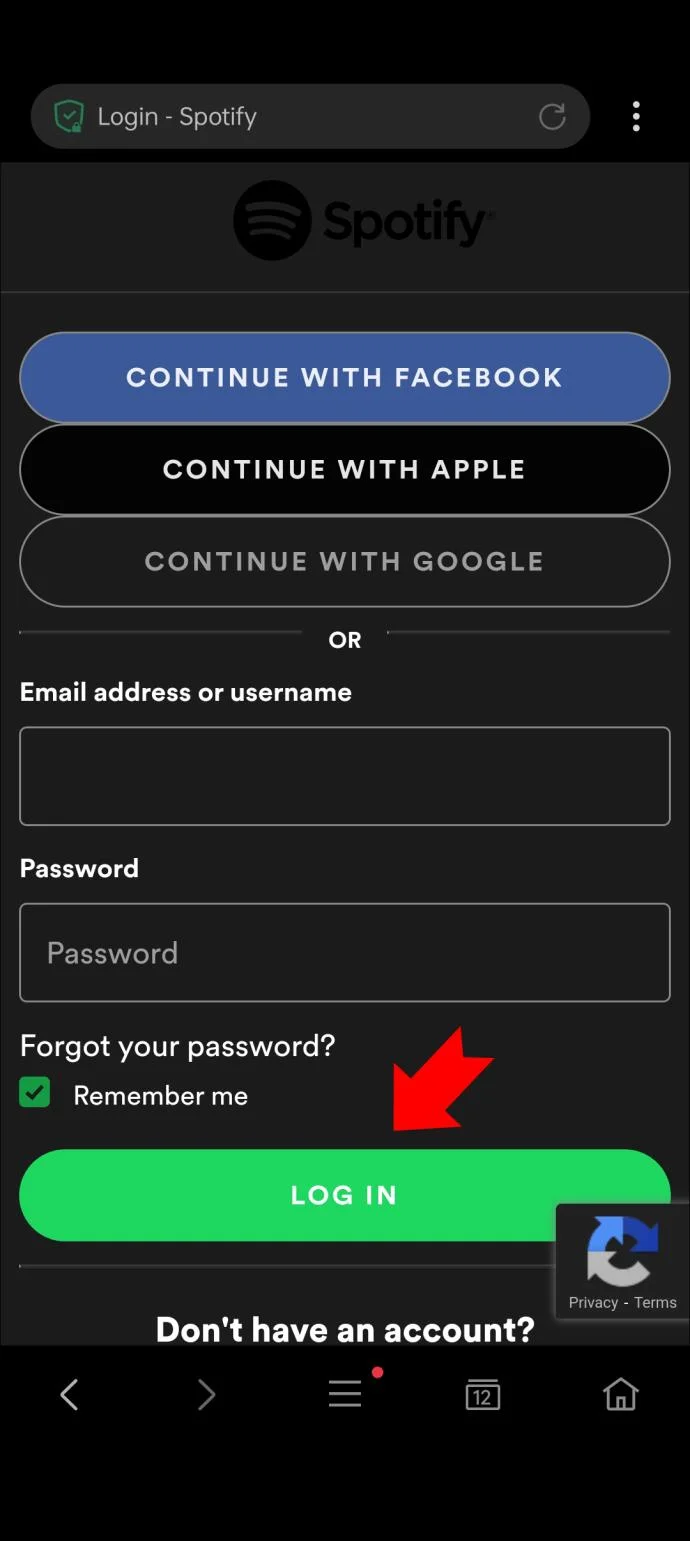 نحوه تغییر رمز عبور به حساب Spotify