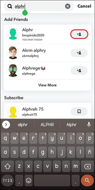 نحوه حذف دوستان در اسنپ چت