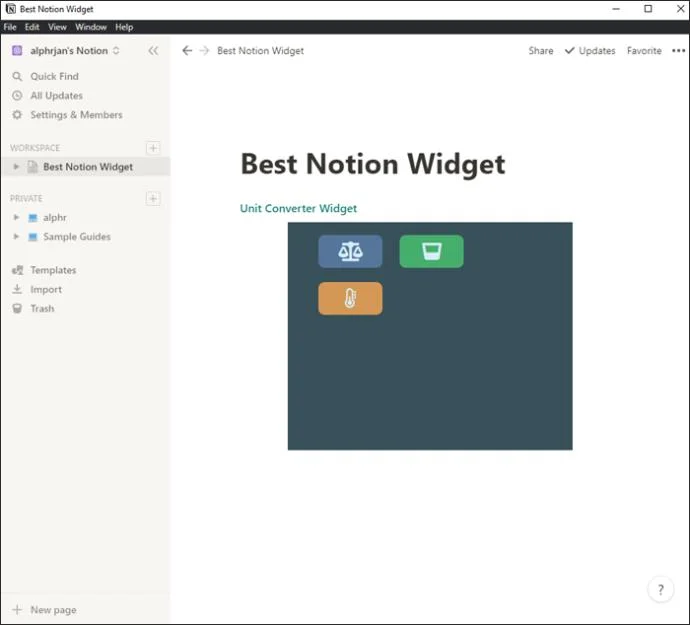 De 20 beste notie-widgets