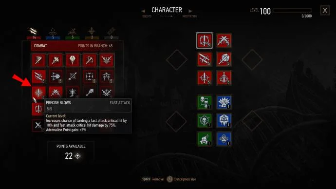 نحوه استفاده از آدرنالین در The Witcher 3: