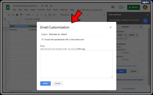 نحوه تنظیم یادآورها در Google Sheets