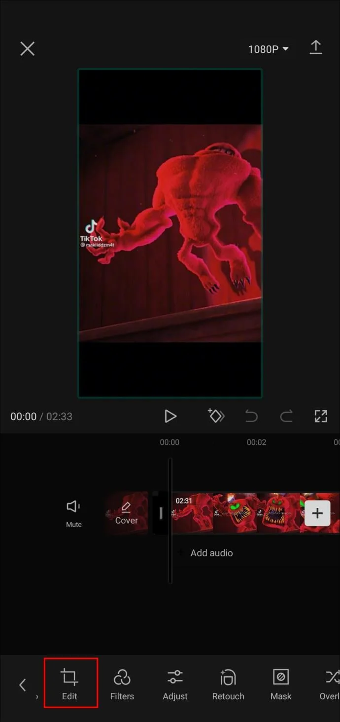 편집 버튼