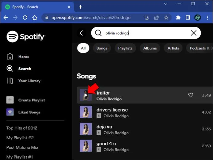 نحوه مشاهده متن ترانه در Spotify