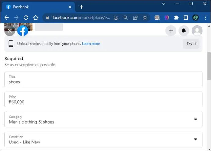 Moet u verwijderen en opnieuw aanbieden op Facebook Marketplace?  Misschien