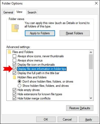 نحوه نمایش اندازه پوشه در رایانه شخصی، Google Drive یا Dropbox