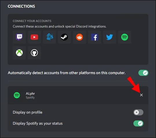 نحوه اتصال Discord به Spotify