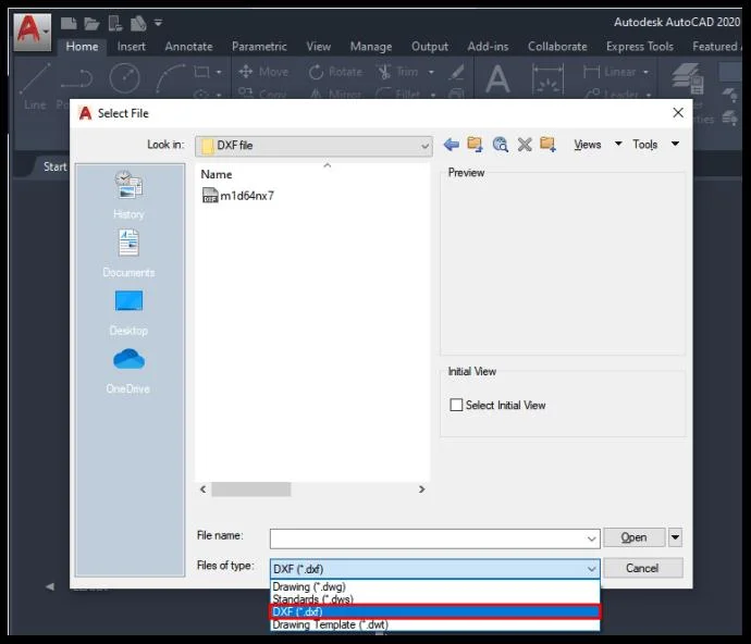 Cara Membuka File DXF