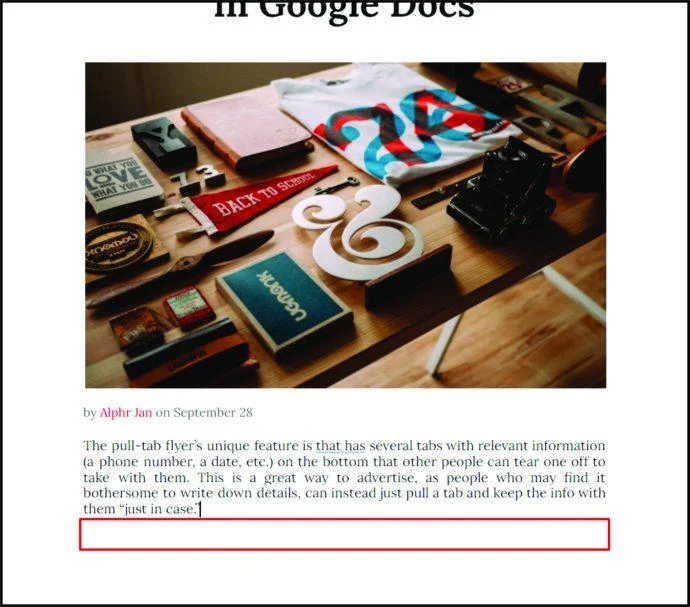 Jak zrobić ulotkę w Dokumentach Google