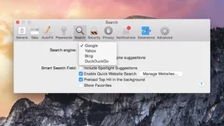 نحوه تغییر موتور جستجوی پیش فرض در سافاری برای Mac OS X