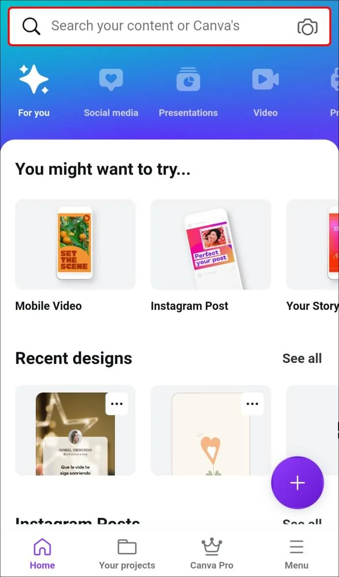 چگونه یک شکل را با یک تصویر در Canva پر کنیم