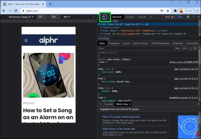 Cómo ver la versión móvil de un sitio web en una PC Cómo ver la versión móvil de un sitio web en una PC