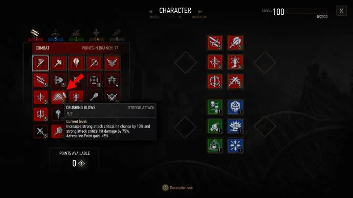 نحوه استفاده از آدرنالین در The Witcher 3: