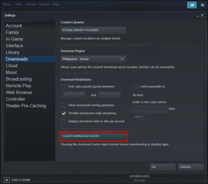 نحوه رفع خطای Steam «تراکنش شما نمی‌تواند تکمیل شود…».