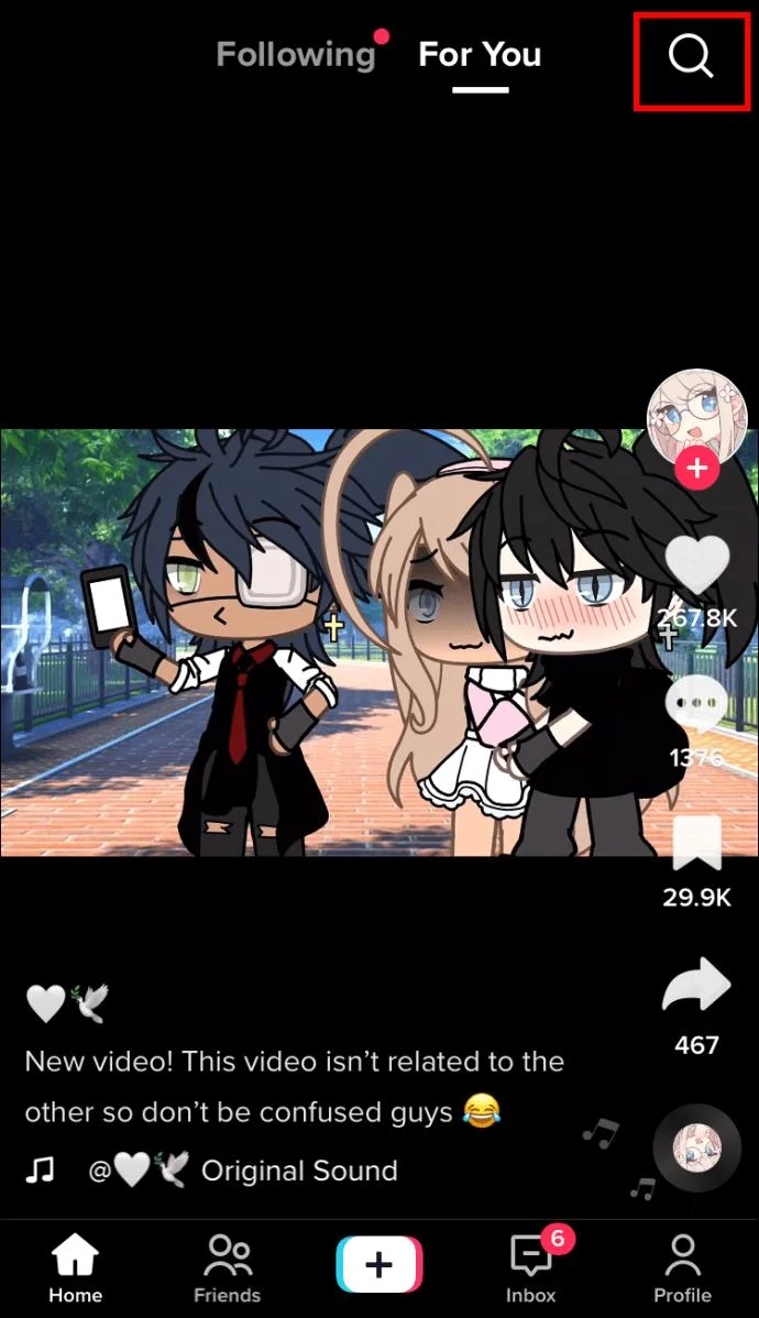 Tap Search Icon iPhone