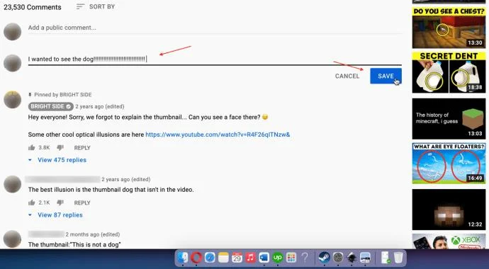 Come visualizzare la cronologia dei commenti di YouTube