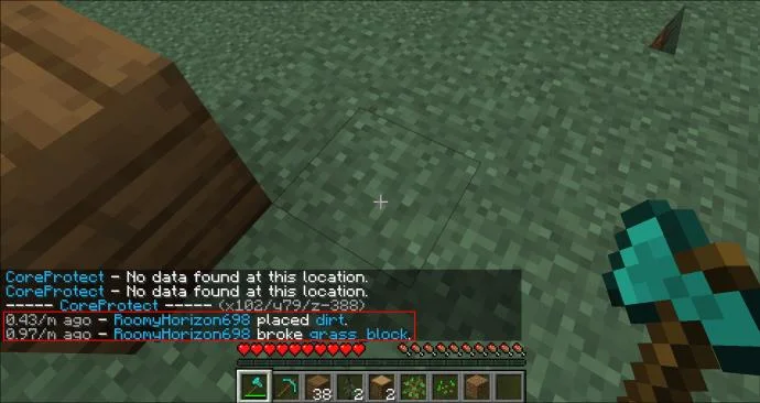 क्या आप देख सकते हैं कि Minecraft में ब्लॉक किसने रखा है?  नहीं!