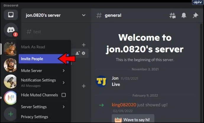 چگونه کسی را به یک سرور در Discord دعوت کنیم