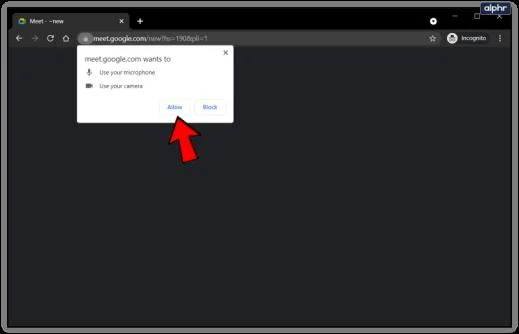 نحوه روشن کردن دوربین در Google Meet
