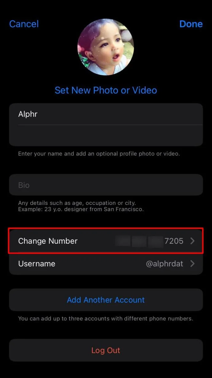 टेलीग्राम में अपना नंबर कैसे बदलें