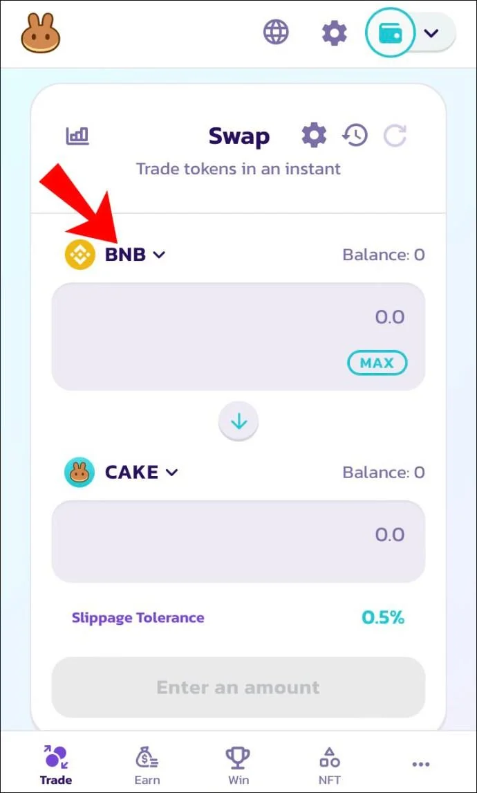 نحوه فروش توکن در PancakeSwap
