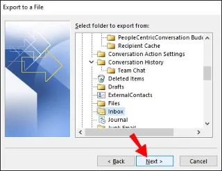 Como exportar todos os e-mails do Outlook