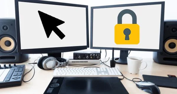 So sperren Sie eine Maus an einen Monitor