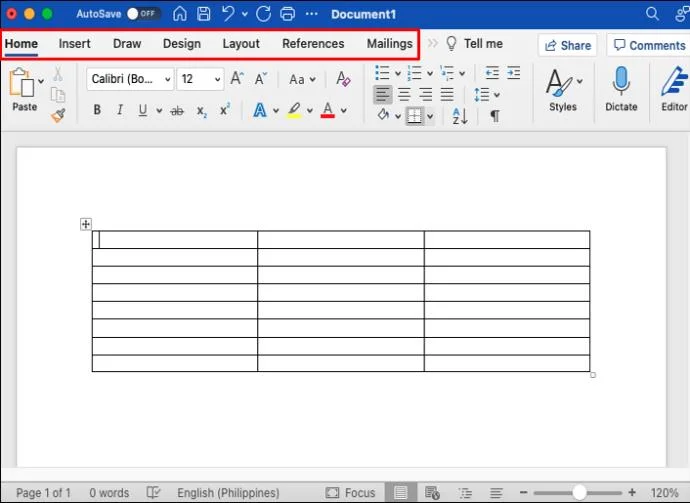 Come creare una tabella invisibile in Word