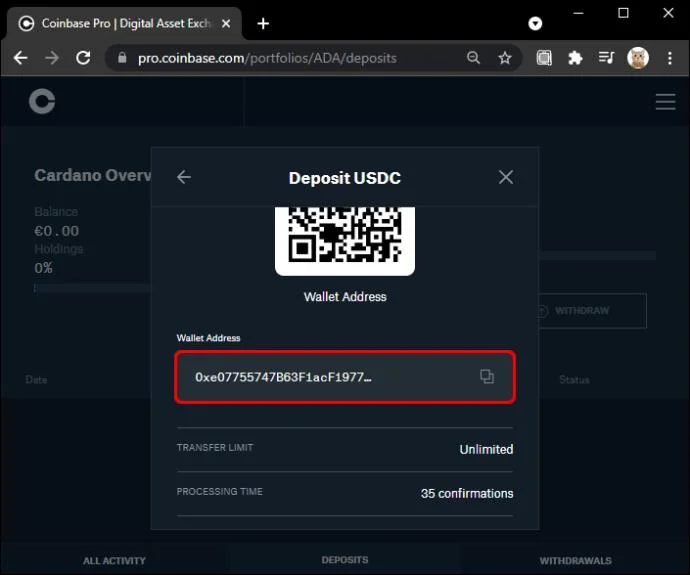 PC 또는 모바일 장치에서 Coinbase에 돈을 입금하는 방법