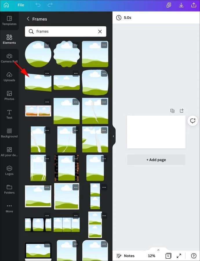 چگونه یک شکل را با یک تصویر در Canva پر کنیم