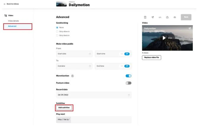 چگونه زیرنویس را در DailyMotion روشن یا خاموش کنیم