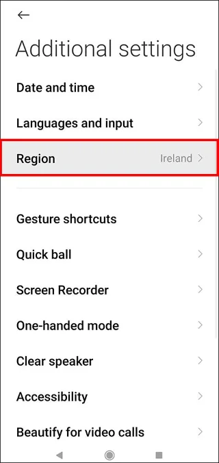 Cara Mengubah Wilayah Di MIUI