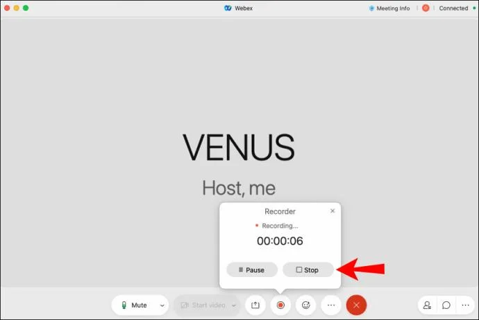 نحوه ضبط یک جلسه در وبکس