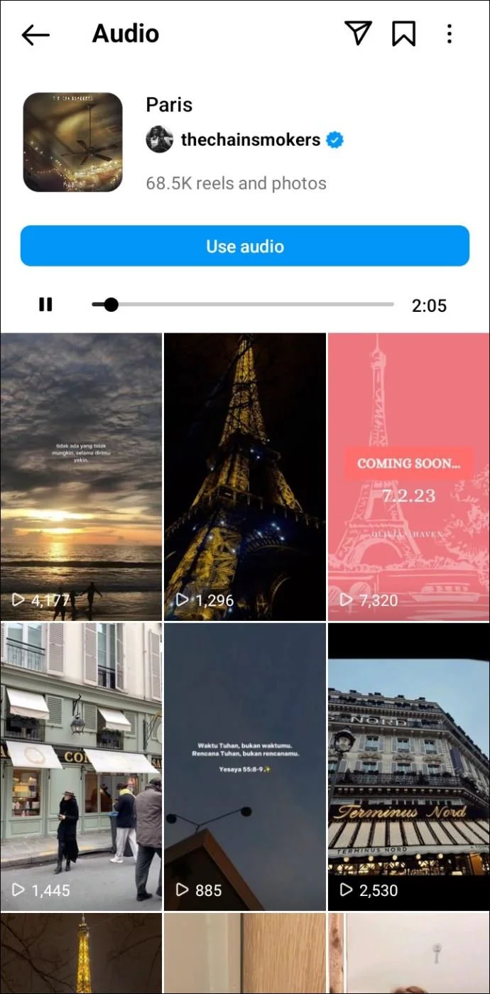 De beste Instagram Reels-nummers
