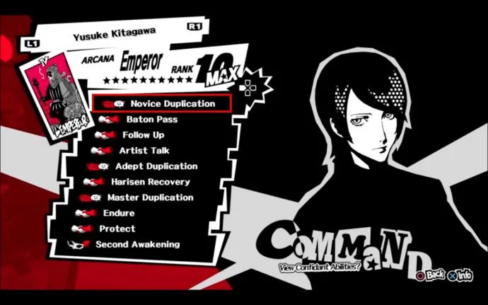 نحوه استفاده از کارت مهارت در Persona 5
