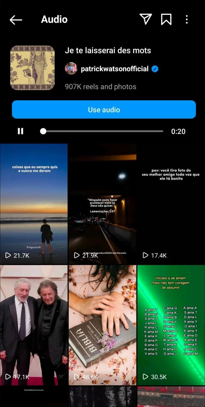 De beste Instagram Reels-nummers
