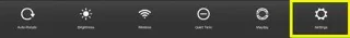 Settings Menu