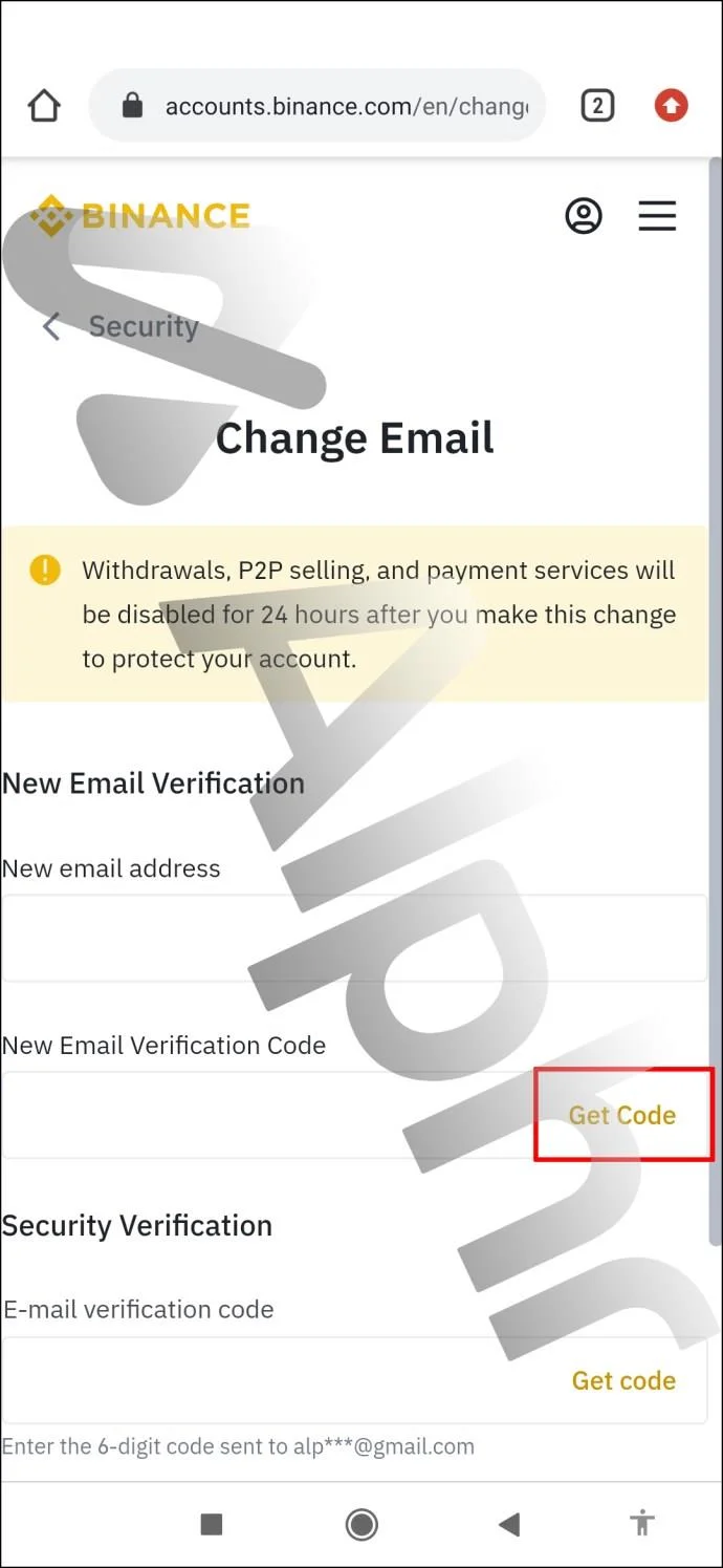 Cara Mengubah Alamat Email Anda Di Binance
