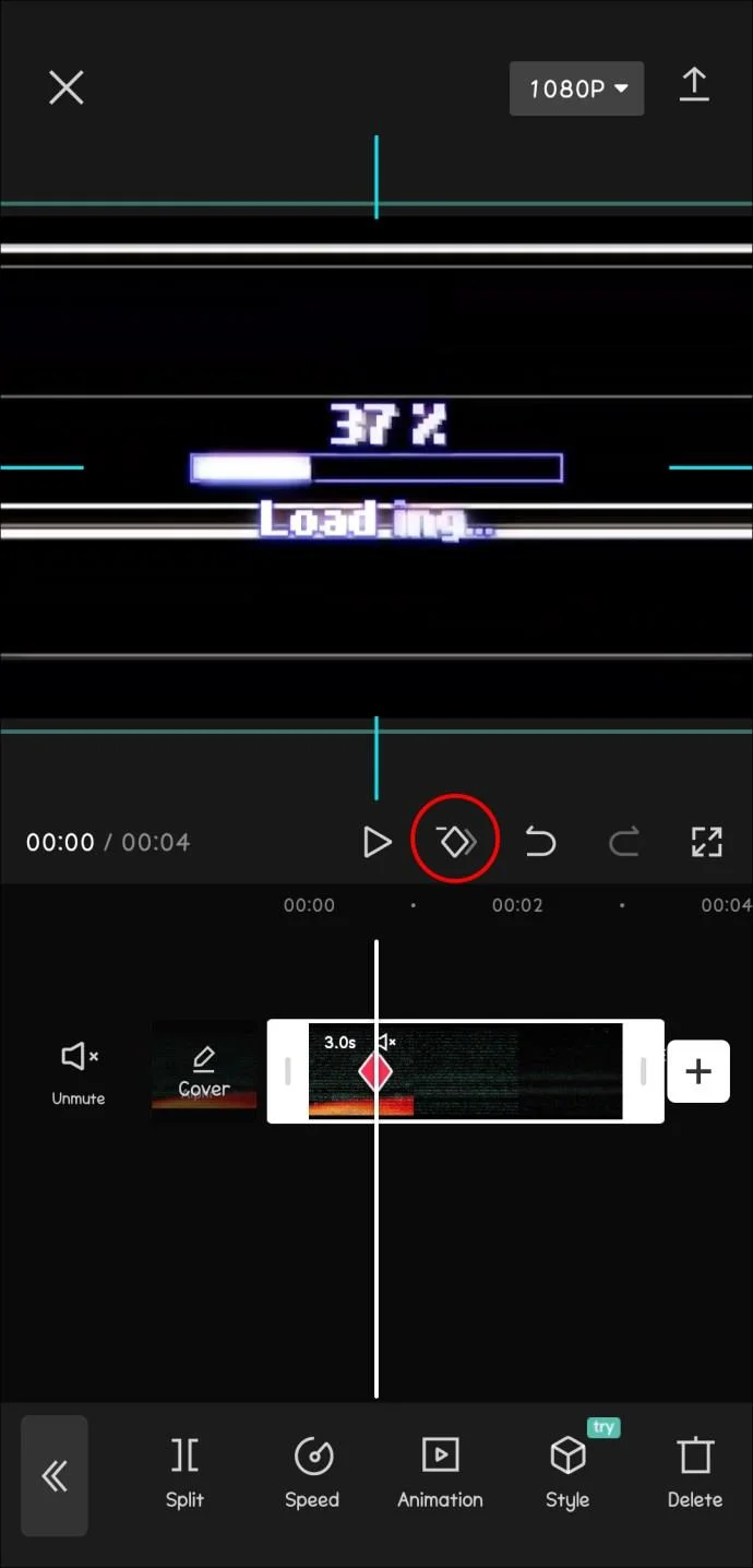 نحوه استفاده از Keyframes در CapCut