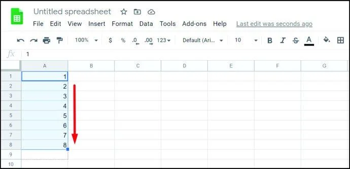 نحوه اضافه کردن نقاط گلوله در Google Sheets