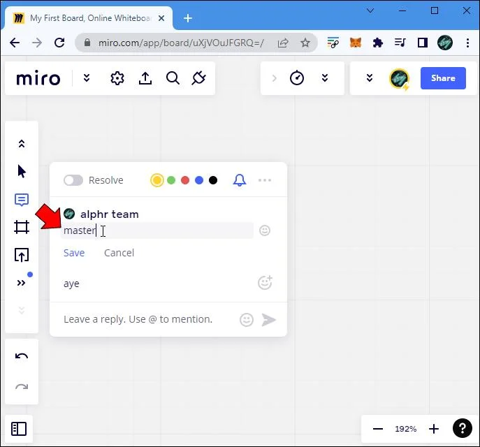 Cara Menambahkan Komentar Di Miro
