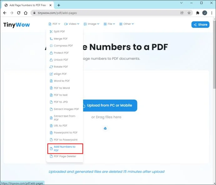 Jak dodać numery stron do pliku PDF