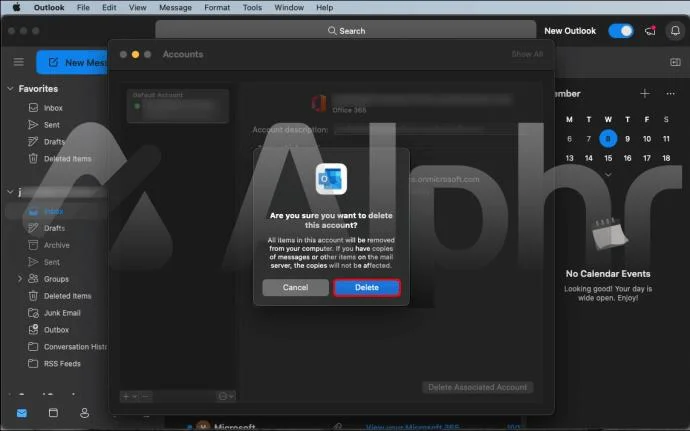 چگونه یک حساب کاربری را از Outlook حذف کنیم