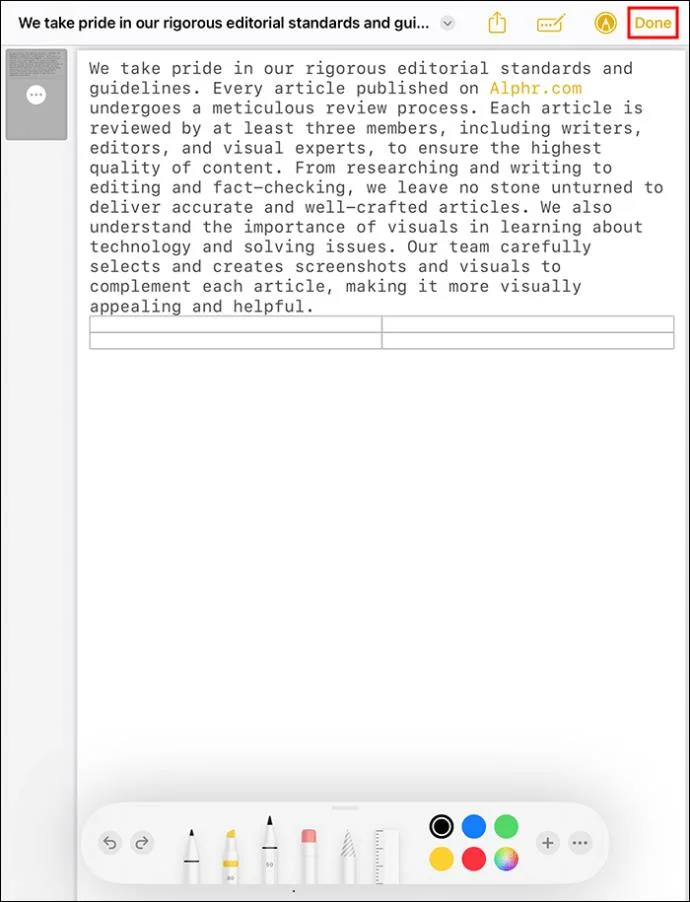 How To Scan A Document To PDF With Apple Notes