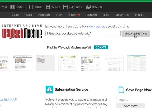 How To Find When A Website Was First Published Or Launched