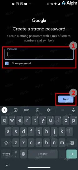 Set your password