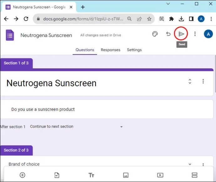 How To Share Google Forms