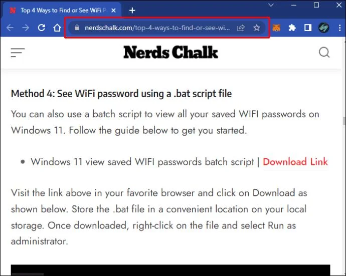 How To View Saved Wi-Fi Passwords In Windows 11