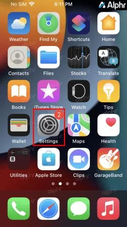 Settings app